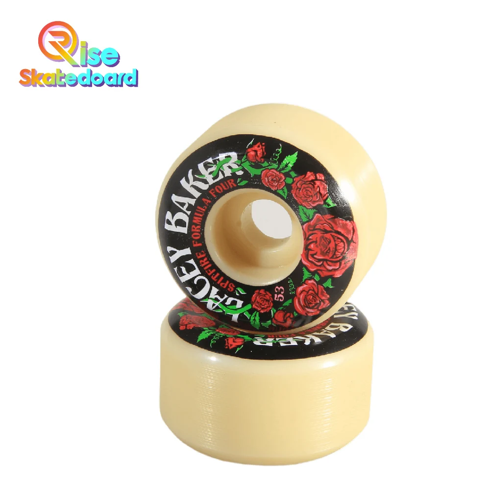 Original Spitfire F4 Wheels Professional Action Skateboard  Wheel With High Hardness And Elasticity101DU53MM 4pcs/Set