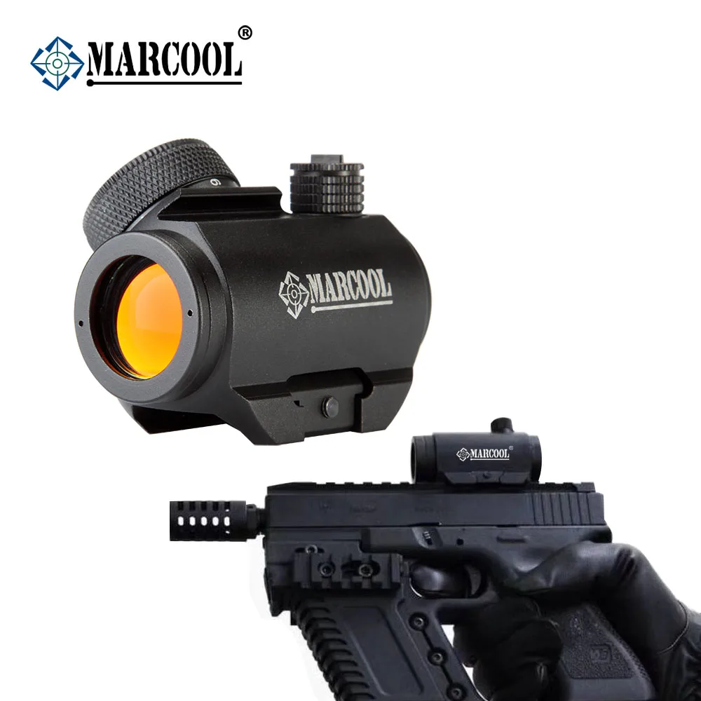 

Hunting Micro Spotting Scope Sniper Riflescope Red Dot Sight Rifle Scope 2MOA HD Reticle Matte Black Real Hunting Red Dot