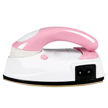 

Portable Foldable Electric Garment Iron Clothes Travelling PTFE Baseplate Handheld Dry Ironing 100-240V Us Plug