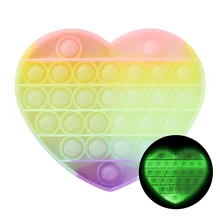 

2022 TYY Night Glow PushBubble Fidget Reliver Stress Toy Rainbow Push Bubble Antistress Toys Adult Children Sensory Toy To