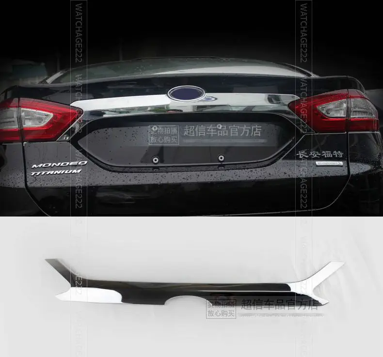Подходит для FORD FUSION Задняя Крышка багажника грузовая Крышка хромированная накладка формовочная Панель 2013-up LF1