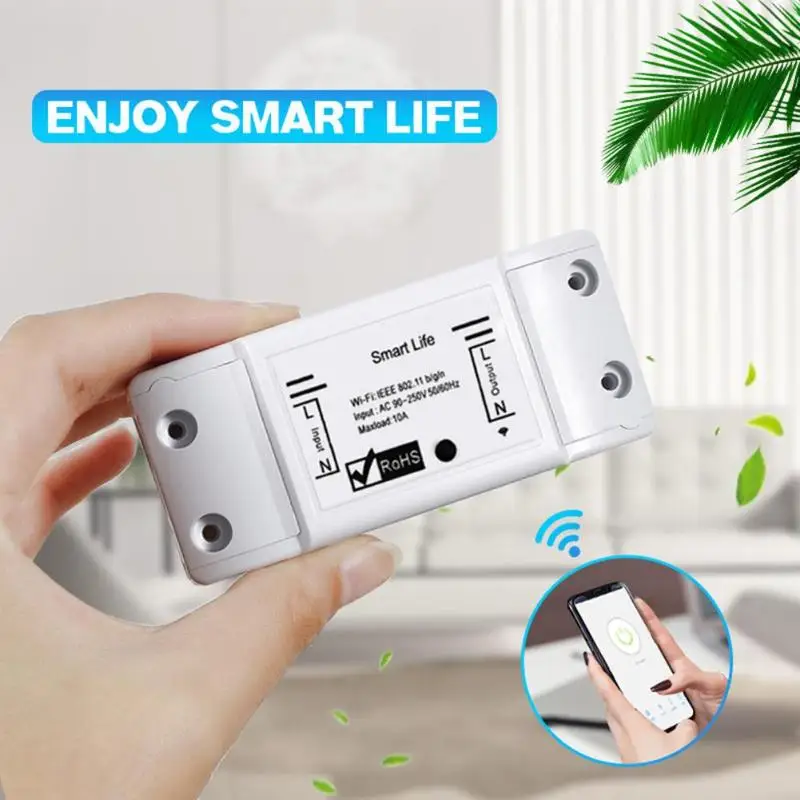 WI-FI Беспроводной умный переключатель AC90-250V 50/60Hz легкий деликатная модная атмосфера дистанционного Управление умная розетка таймер