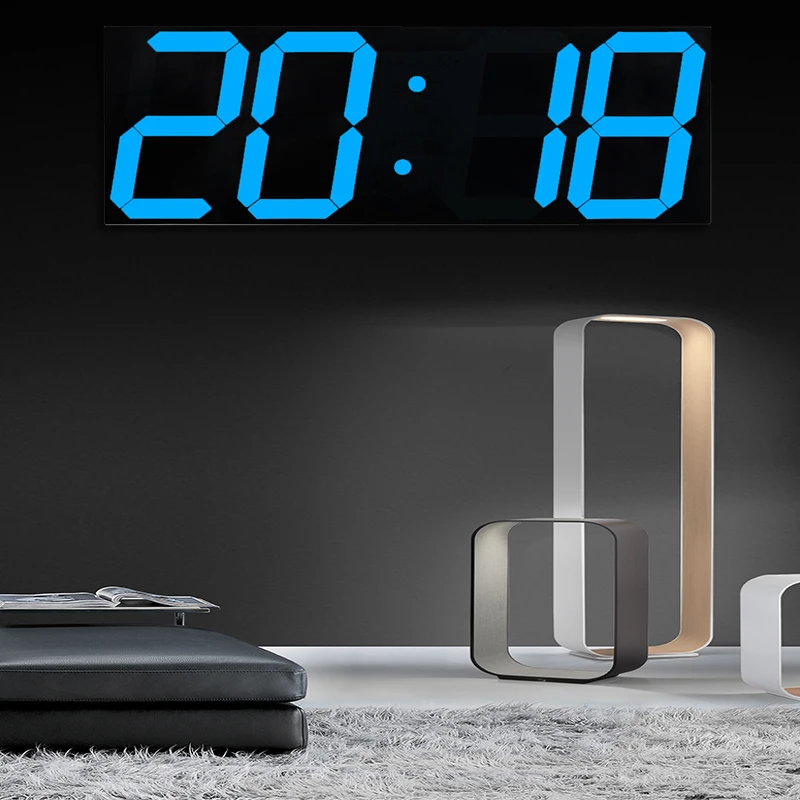 relojes digitales pared
