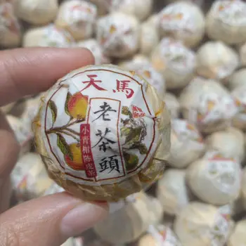 

Xinhui Xiaoqing Citrus Wholesale Xiaoqing (Green Snake) Citrus Pu'er Tea Processing Tangerine Peel Cooked Pu'er Tea Spot