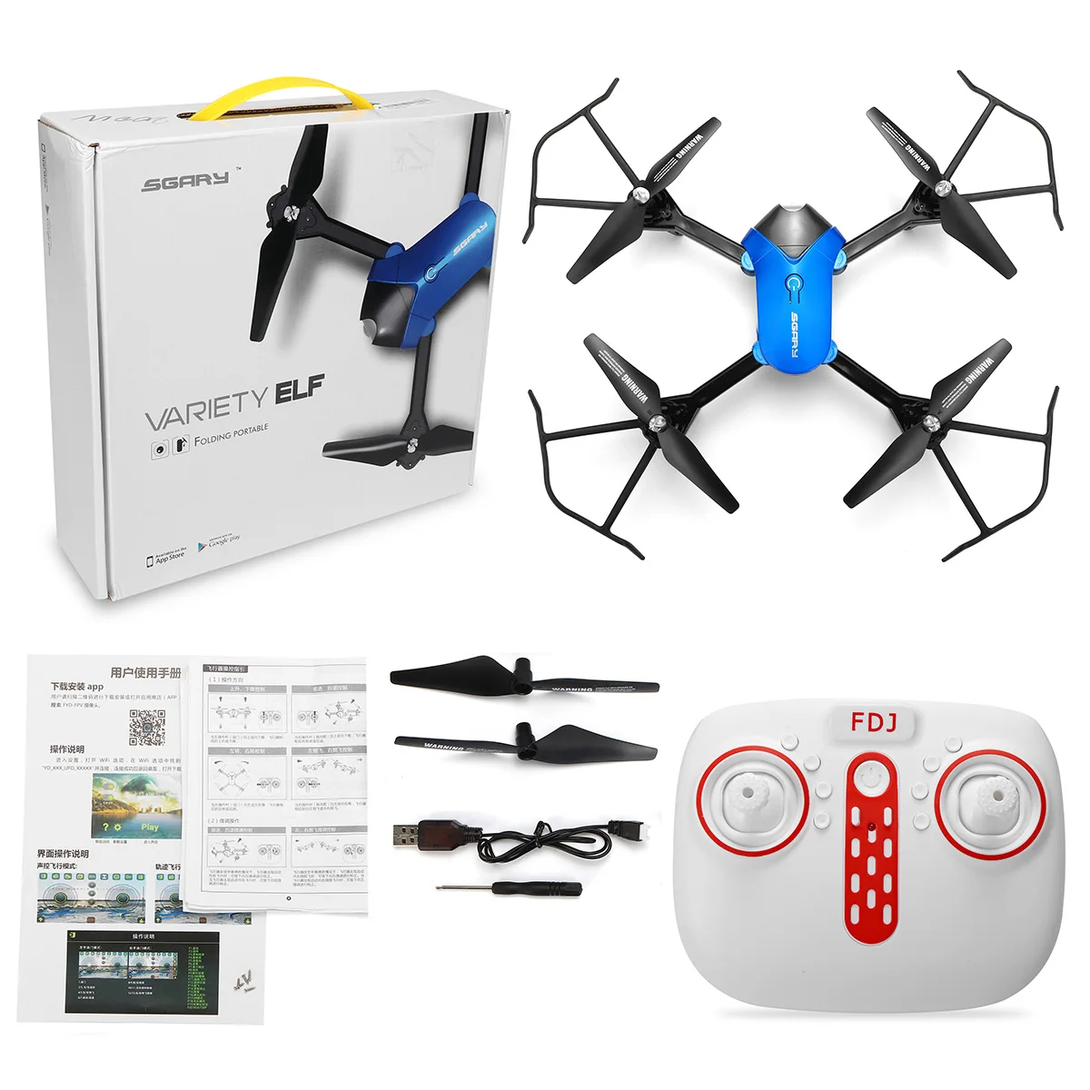 Большая распродажа, wifi FPV W/камера, удерживающая высоту, один ключ, возвратная Складная рукоятка, Радиоуправляемый квадрокоптер, Дрон - Цвет: Standard