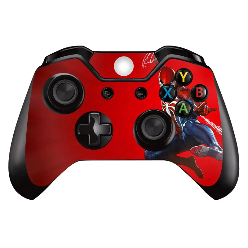 Spider Man Cartoon Stickers For Xbox Onectrl Skin Stickers For Xbox One Console And Controller Gamepad Controller Stickers 