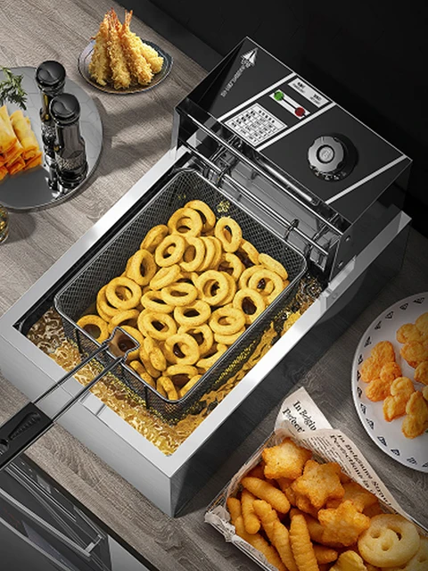 Stainless Steel Electric Fryers  Electric Deep Fryers Commercial - Electric  Fryers - Aliexpress