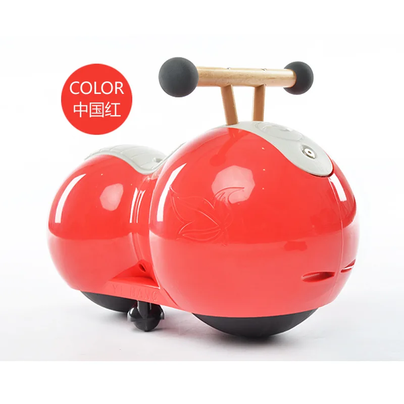 Baby Swing Car Silent Wheel Baby Walker Scooter Peanut Gourd Car Kids Scooter Ride on