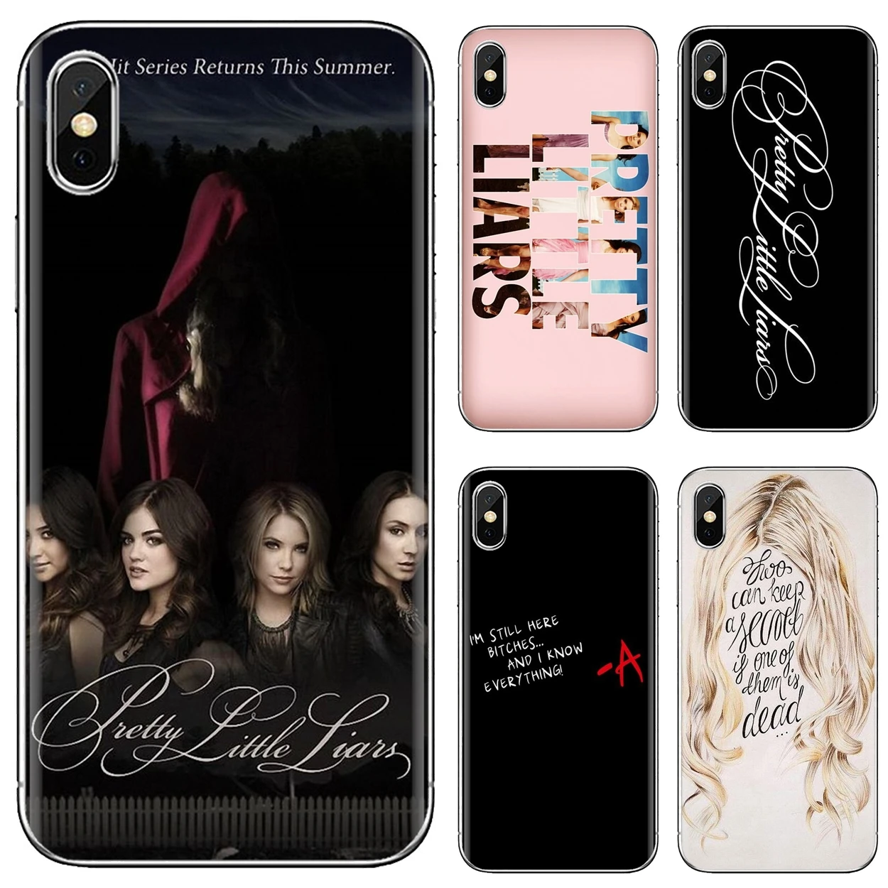 Мягкий чехол с принтом для Huawei P8 P9 P10 P20 P30 P Smart 2019 Honor Mate 9 10 20 8X 7A 7C Pro Lite Pretty Little Liars PLL