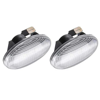 

2Pcs Car Dynamic LED Side Repeater Indicator Light Flowing Side Marker Signal Lamp Light for Mercedes-Benz Smart W450 W452 A-Cla