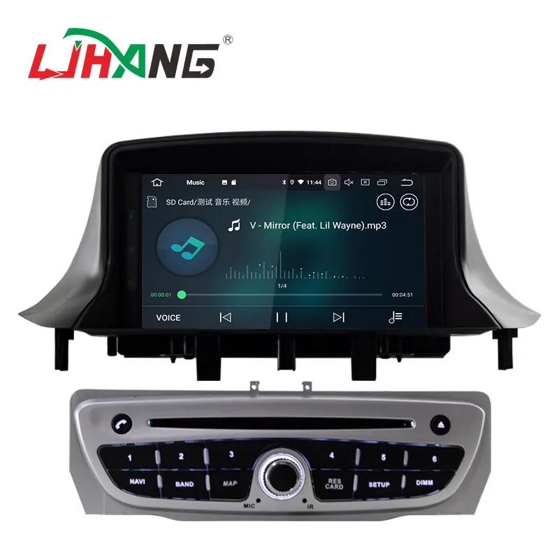 LJHANG dvd-плеер для автомобиля Android 9,0 для Megane 3 Fluence 2009- Мультимедиа gps Navi автомобильный 1 Din автомагнитола стерео wifi авто
