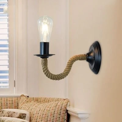 

Vintage LED Wall lights 110V 220V E27 Metal Wall Lamps Home Decor Simple Single Swing Wall Lamp Retro Rustic Light Fixtures