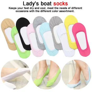 

Ladies Women Invisible Footsies Shoe Liner Trainer Ballerina Boat Socks 5pair=10pcs