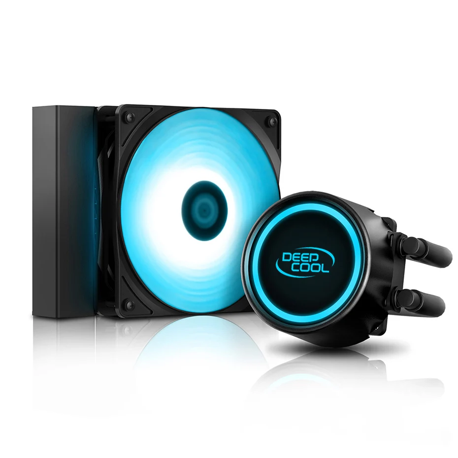 #^Special Price DEEPCOOL 120T V2 CPU Water Cooler 120mm RGB LED Quiet Fan For Intel 1155 1156 1366 AMD AM4 AM3 Computer CPU Liquid cooling