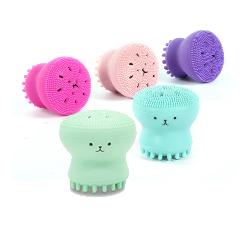 

Silicone Face Cleansing Brush Facial Cleanser Pore Cleaner Exfoliator Face Scrub Washing Brush Skin Care Small Facial massager