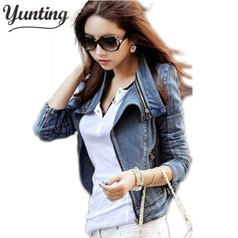 New fashion Star jeans women Punk spike 