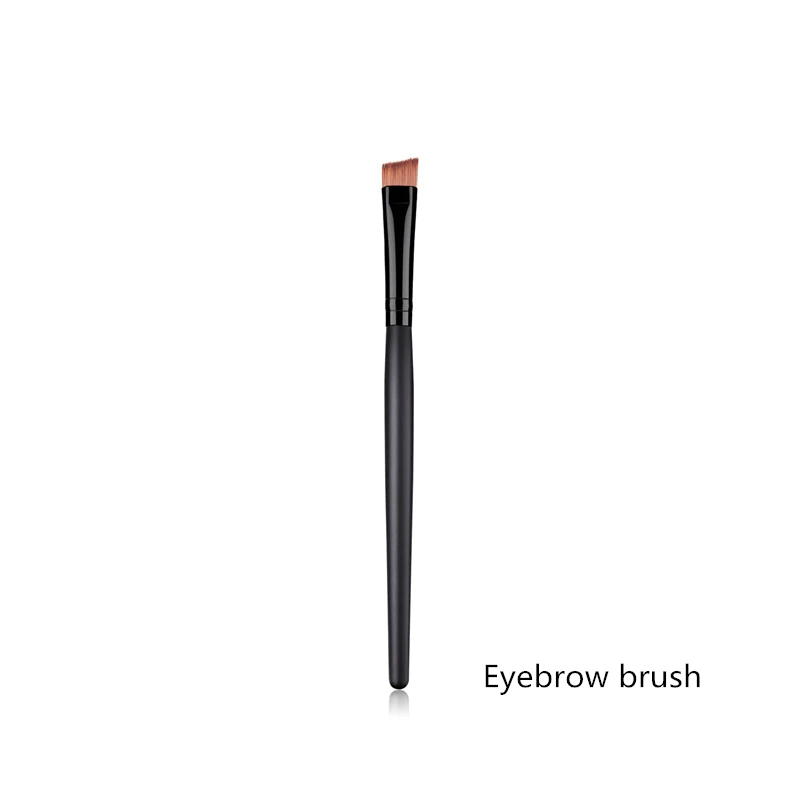 eyebrow brush ENNKE Одиночная микро кисточка для румян без каблука брови рассыпная пудра теней для век основа для макияжа Кисти для лица Красота инструменты - Handle Color: eyebrow brush