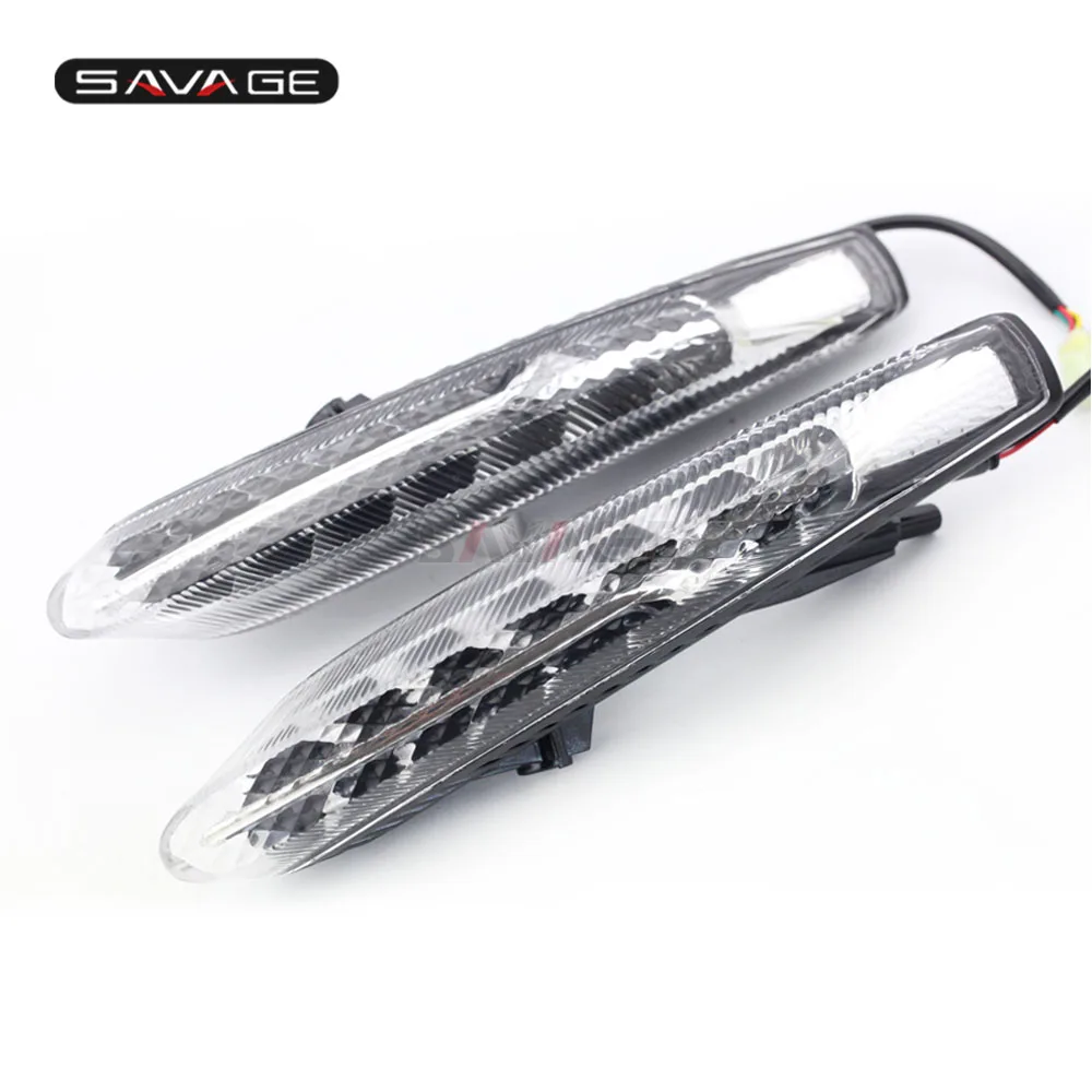 Светодиодный задний светильник для DUCATI Diavel/Carbon 2011- 12 13 14, интегрированный задний тормоз, мигалка, светильник, указатель поворота, левый и правый - Цвет: left and right Clear