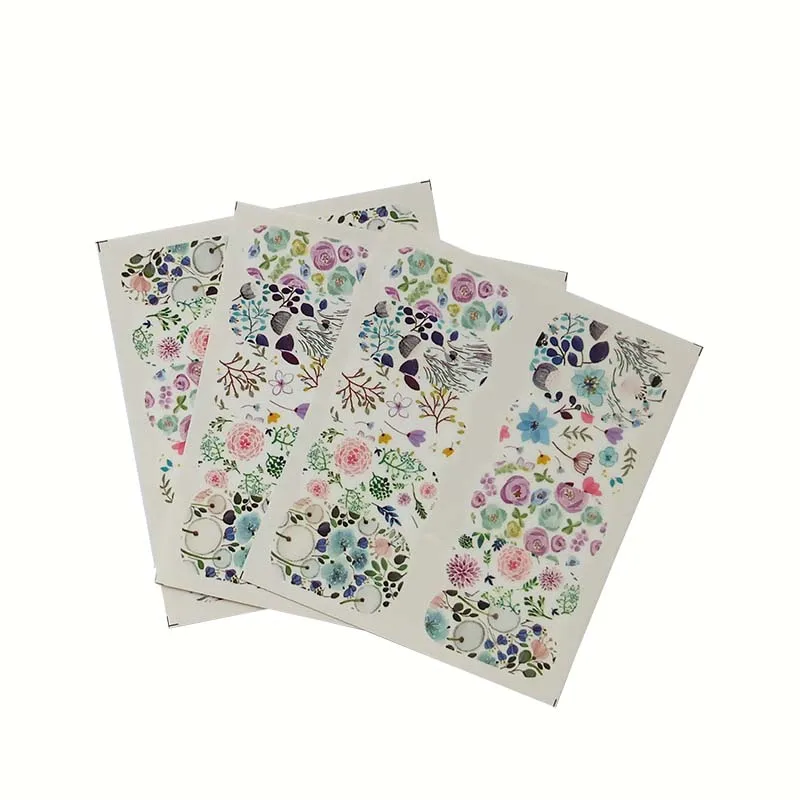 

3 pcs/Lot Nail POP ART Various floret patterns Water Decal Nail Art Nail Sticker For Nail Tip Tattoo A23