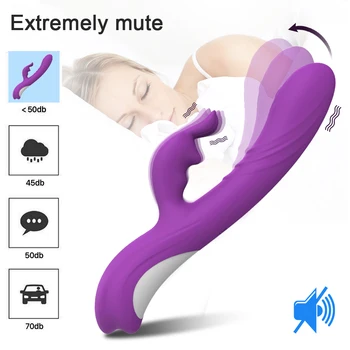 2022 Wiggling Rabbit Vibrator Mimic Finger For Women Clitoris Powerful G-Spot Stimulator Quiet Sex Toys Female For Adults 5