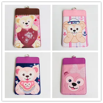 

1PCS Duffy Anime Plush Card Holder PU Cartoon Credit ID Bags Coin Bus Card Wallet Kid Girls Birthday Gifts New