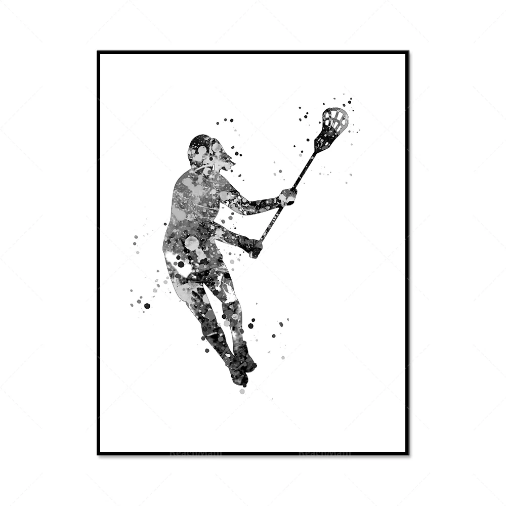 Lacrosse Goalie Drawing