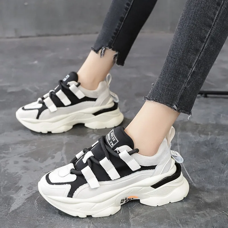 

Dad Shoes Women's Trend Versatile Sporty Couples Celebrity Style Winter in Elevator Shoes