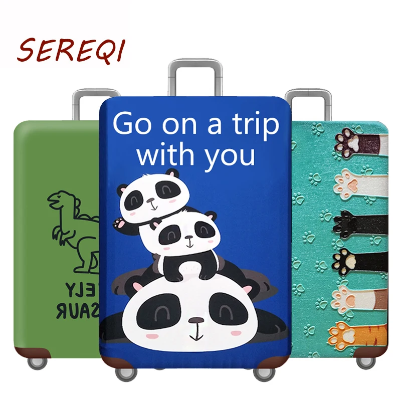 SEREQI-cubierta protectora de equipaje para viaje, funda elástica antipolvo para maletero de 18 a 32 pulgadas, accesorios, cubierta más gruesa para maleta, nuevo diseño