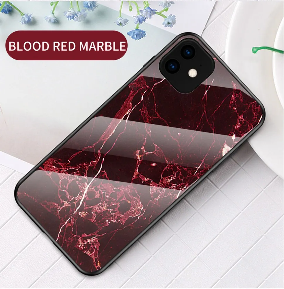 Luxury Tempered Glass Case for iPhone 11 Pro Max XS XR X Coque iphone11 Cover Phone Case for iPhone 11 Pro 5 5s SE 6s 6 7 8 Plus (16)