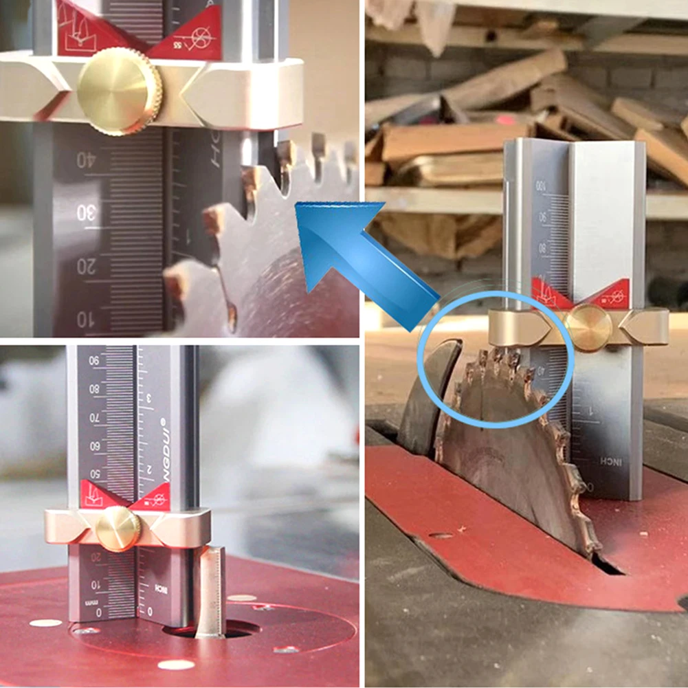 

Measure Tool Easy Read Adjust Block Clamping Device Height Stop Collar Magnet Digital Limited Drill Depth Positioner Accurate