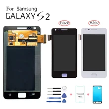 Original For Samsung S2 I9100 I9105 Display LCD Screen replacement for samsung i9105 i9100 Pantalla Display lcd Screen module