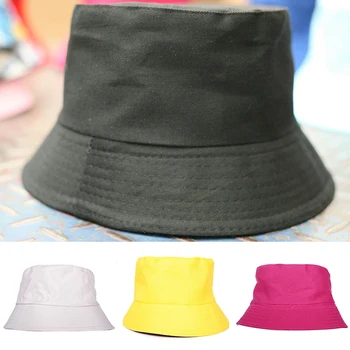 

Summer Foldable Bucket Hat Unisex Women Outdoor Sunscreen Cotton Fishing Hunting Cap Men Basin Chapeau Sun Prevent Hats