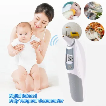 

Outdoor Infrared Non Contact Thermometer Gun LCD Digital Body Temporal Forehead Thermometer For Fever Temperature Sensor Fast