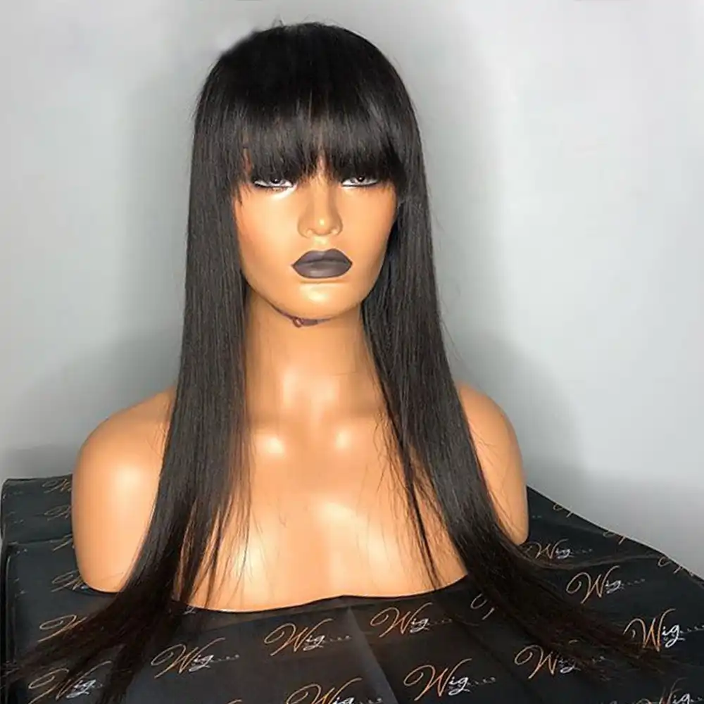 Eversilky Fringe Wig Transparent Lace Ombre Blonde 13x6 Lace Front