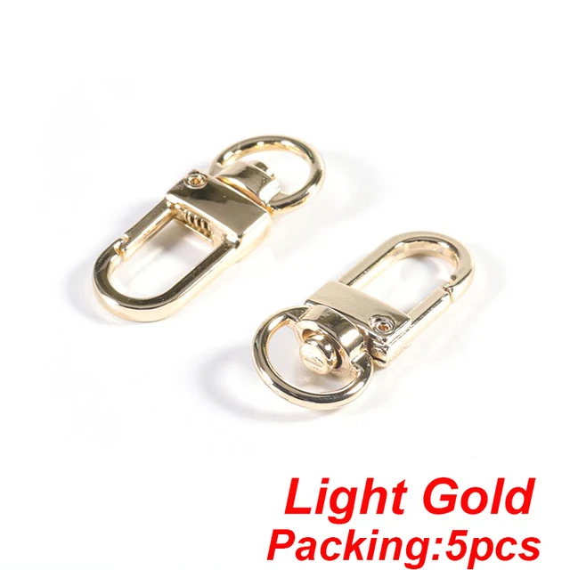 5-20pcs/lot Key Chain Key Ring keychain Bronze Rhodium Gold 28mm Long Round Split Keyrings Keychain Jewelry Making Wholesale DIY 5PCS Light Gold