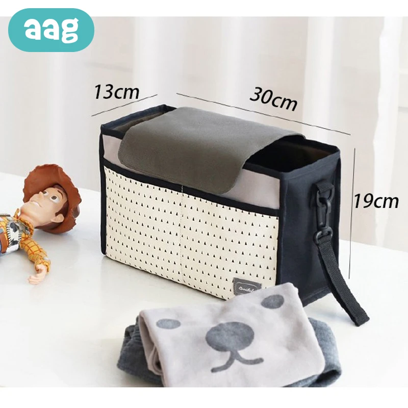 AAG Baby Stroller Accessories Newborn Diaper Bag on a Stroller Infant Cup Holder Strollers Organizer Baby Pram Cart Hanging Bags