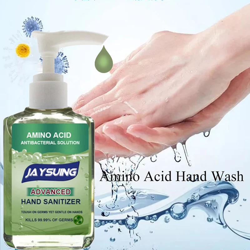 

60ml Sterilize Hand Cleaner Press Head Amino Acid Hand Sanitizer Effective Disinfection Hand Disposable Rinse Free Cleaner