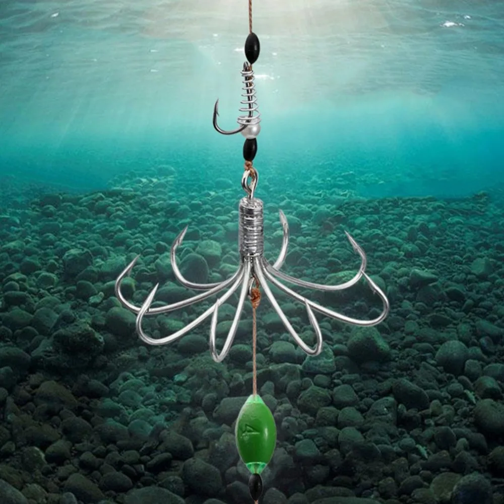 

Touch the hook, sharp, quick, efficient, the fishing artifact, the automatic fishing hook tool fishing gear Excellent 8 In 1