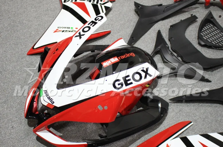 Литьевая Форма ABS Обтекатели комплект подходит для Aprilia RSV4 1000 2009- 09 10 11 12 13 14 на заказ красный белый