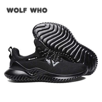 

2020 Fly Weaving Men's Sneakers Men Shoes Outdoor Autumn Sneakers for Man Big Size 46 Mens Shoes Casual Luxury Lightweight BA29