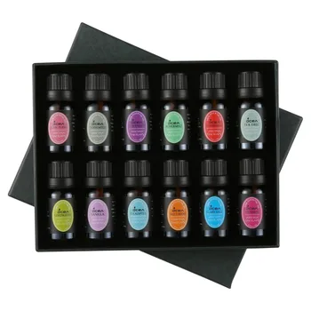 

Pure Natural Aromatherapy Oils Kit 10ml For Humidifier Water-soluble Fragrance Oil Massage Essential Oil 12Pcs/set