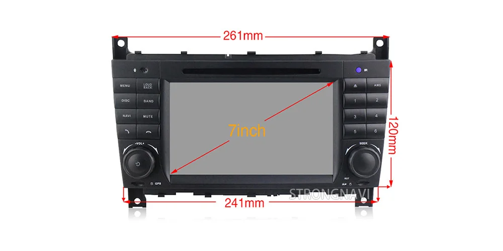 Discount Android 9.0 Car DVD Player multimedia for Benz W203 W209 W219 A160 C180 C200 CLK200 radio stereo IPS screen DSP WIFI BT RDS 2