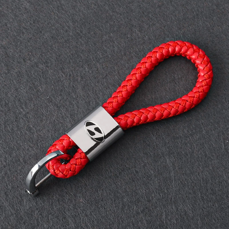 Цельнокроеное платье ручной автомобильный брелок с логотипом для ключей Hyundai