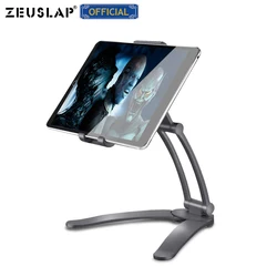 O suporte portátil de gerencio do metal da mesa da parede do monitor cabe para abaixo de 15.6 suportes do telefone móvel da tabuleta do monitor da polegada