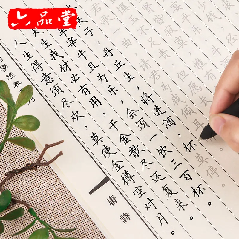 

10 Books Pen Copybook For Adult Groove Chinese Character Exercise Beginners Practice Calligraphy Libros Bookbooks for kids
