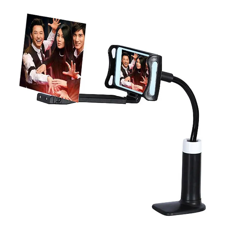 

Mobile Phone 3D Screen Amplifier Holder Magnifier Projection Bracket Adjustable Flexible Full Angle Tablet Holder 3D Magnifying