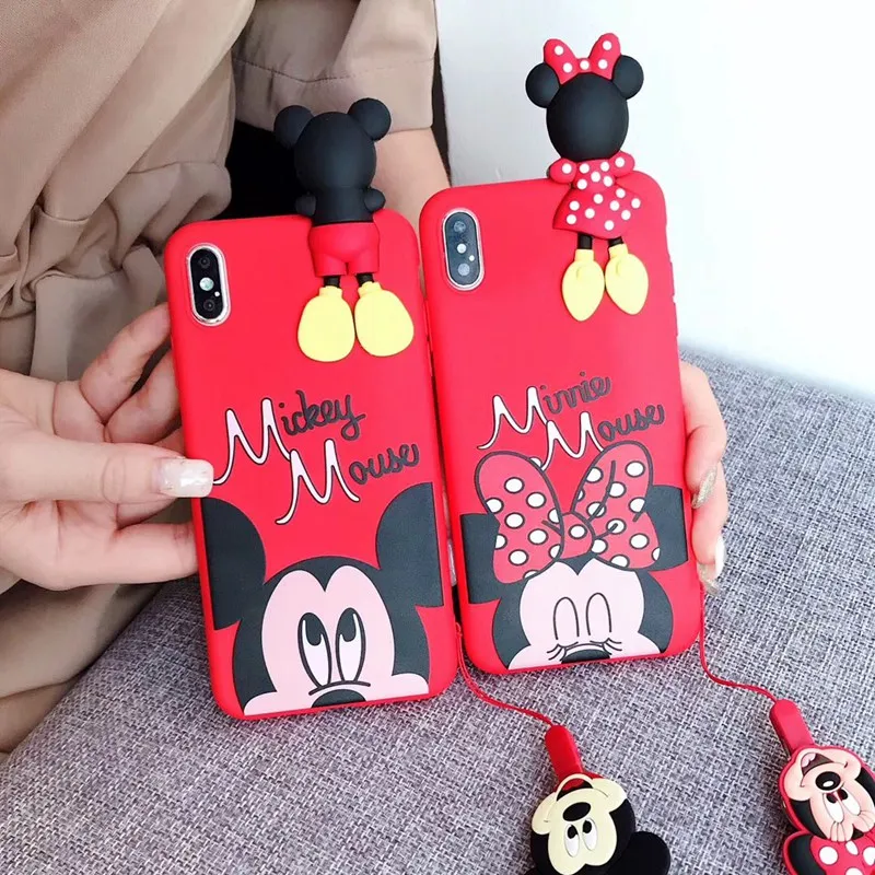 Чехол-накладка для телефона из ТПУ с рисунком Минни IPhone X S MAX XR чехол iPhone 7 8 6 6s Plus |