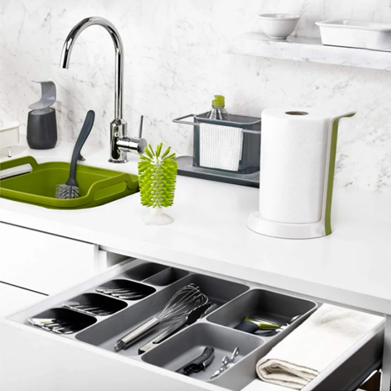 Кухонный ящик Органайзер разделитель отделочный пластиковый для хранения Шкаф