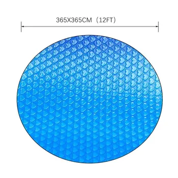 

Round Pool Cover Protector 12ft Foot Above Ground Blue Protection Swimming Pool Dustproof Floor Pool Accessories Cloth Mat Cover