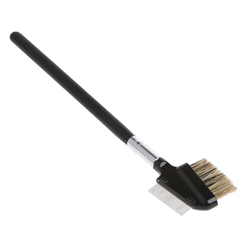 

Beauty Steel Eyebrow Eyelash Dual-Comb Extension Brush Metal Comb Makeup Tool
